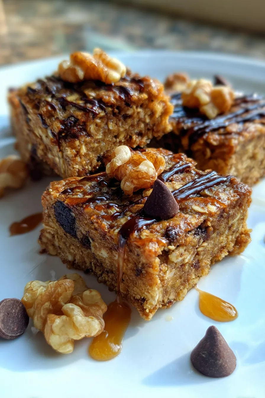 Banana Oatmeal Energy Bars-texture-oats-banana