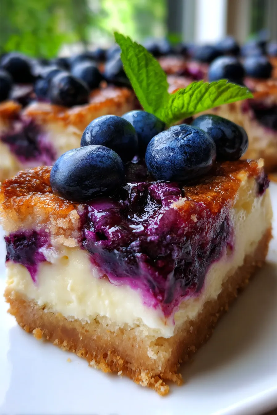 Blueberry Cream Cheese Dessert Bars-ingredients-arranged