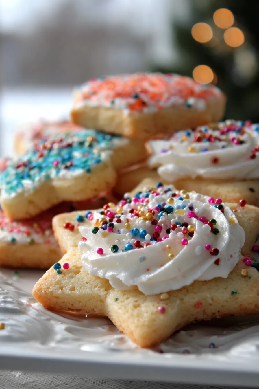 Bowl of creamy homemade frosting overhead