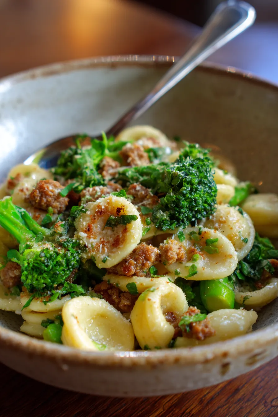 broccoli-sausage-pasta-ingredients