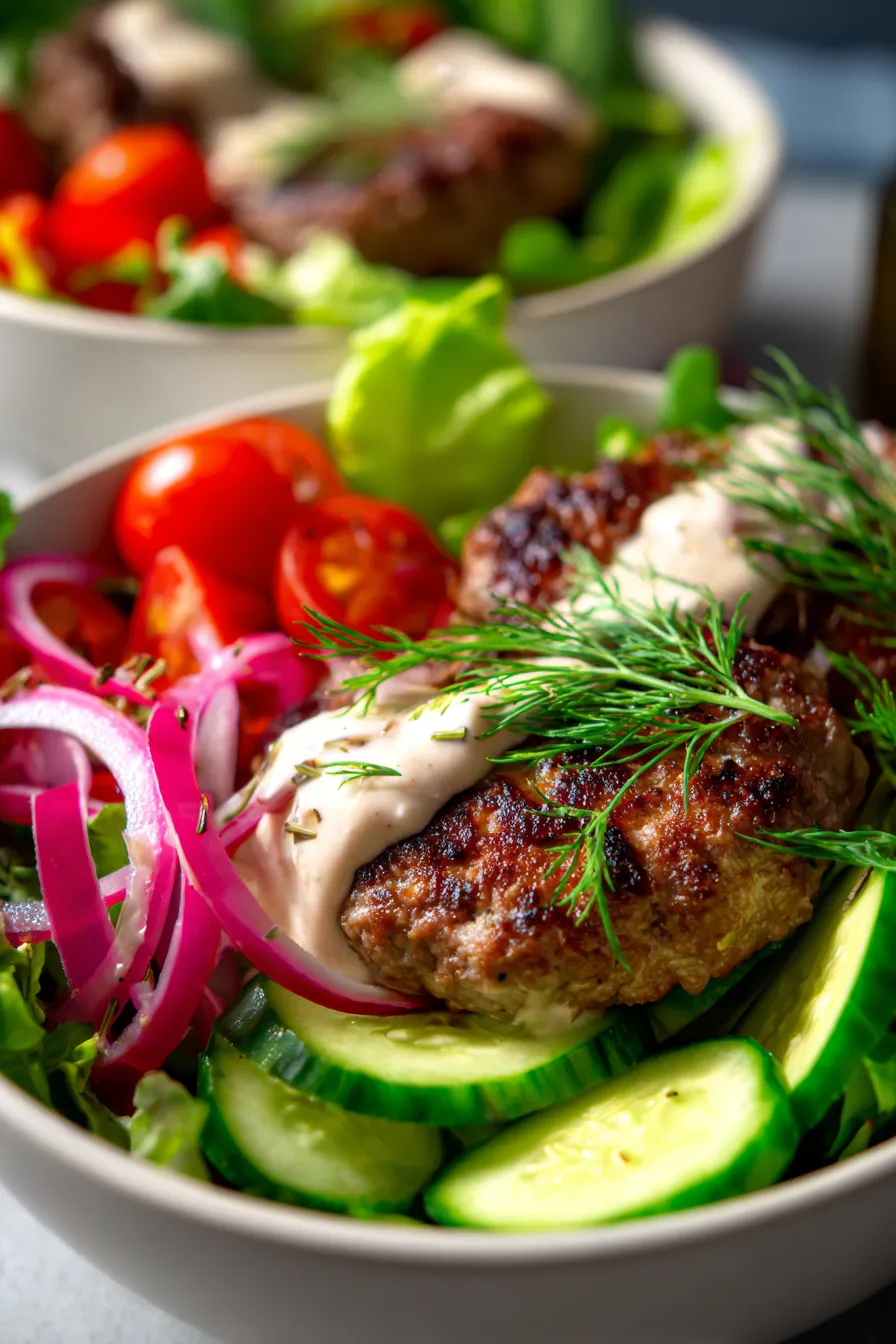 Burger Bowls for a Quick & Healthy Dinner-fresh-ingredients