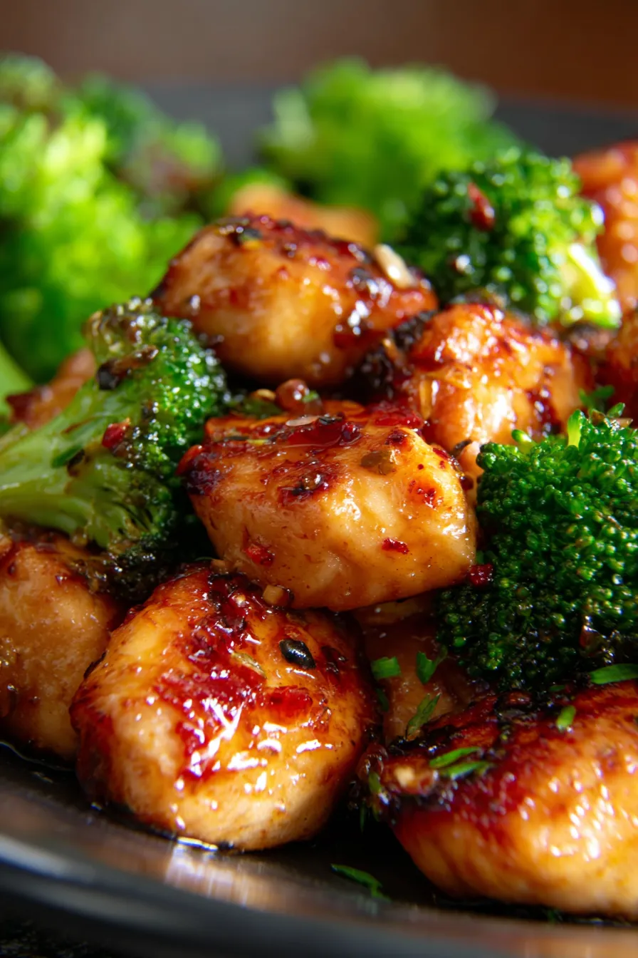 Chicken and Broccoli Stir Fry-serving-bowl