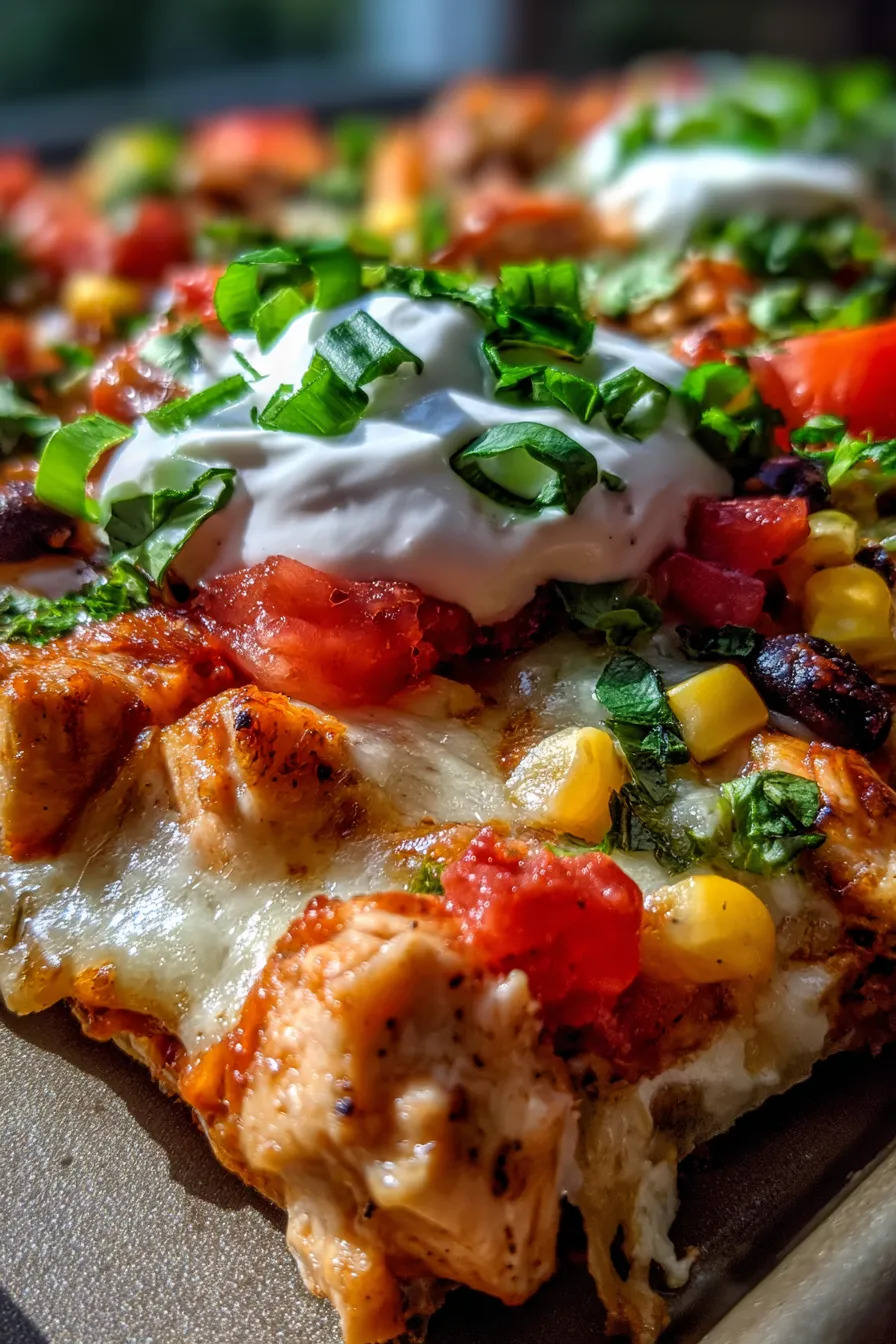 Chicken Burrito Casserole-creamy-texture-closeup