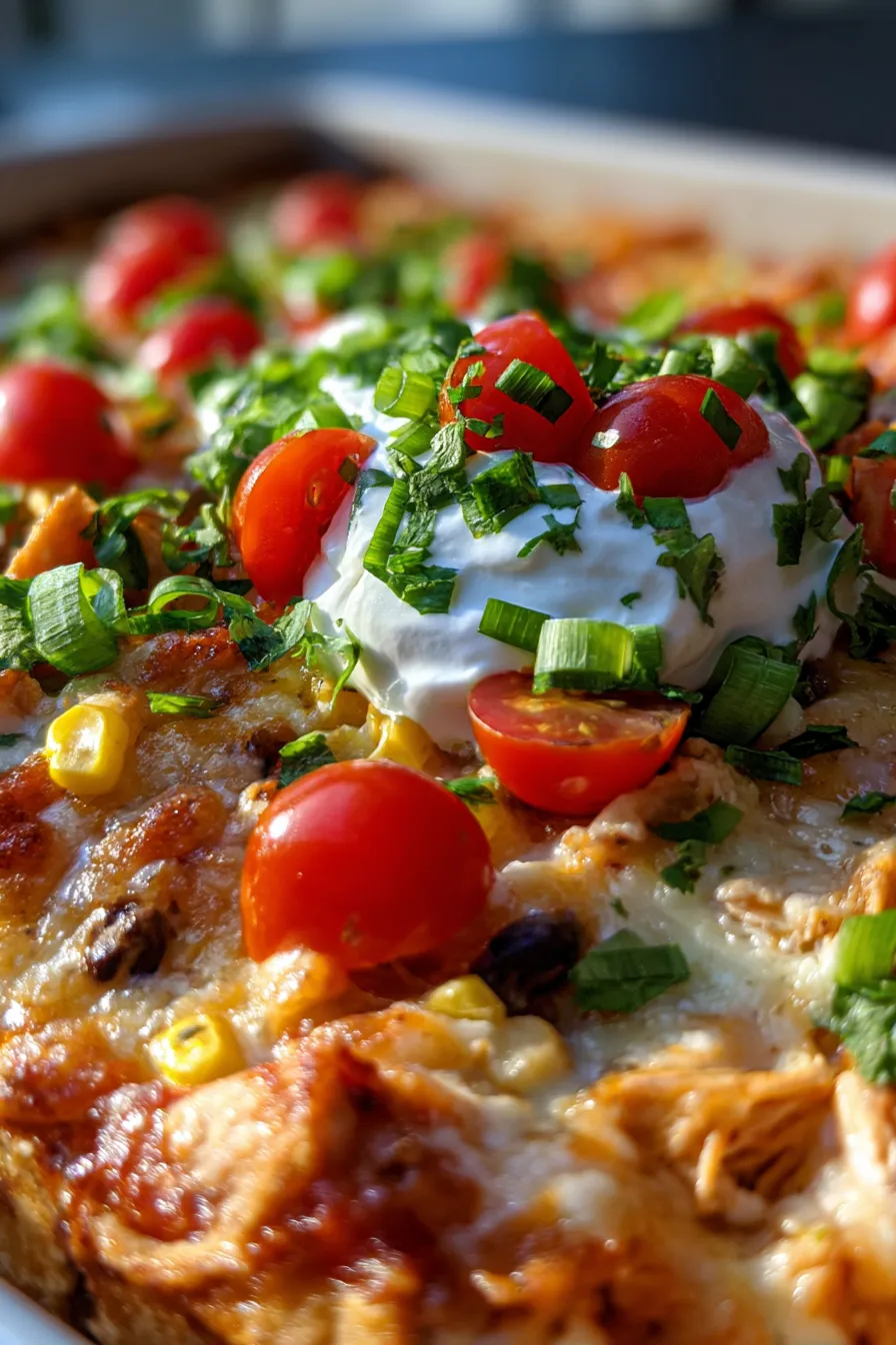 Chicken Burrito Casserole-ingredients-assembly-bowl