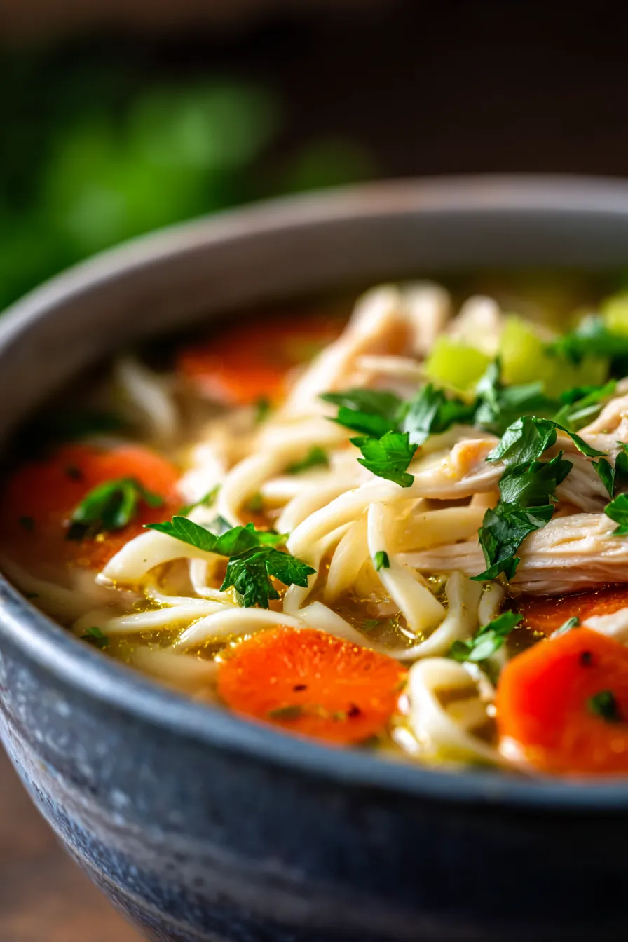 Chicken Noodle Soup-ingredients-prep