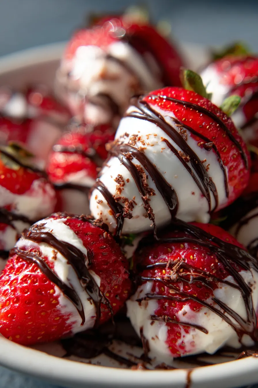 Chocolate Strawberry Yogurt Clusters-ingredients-assembly