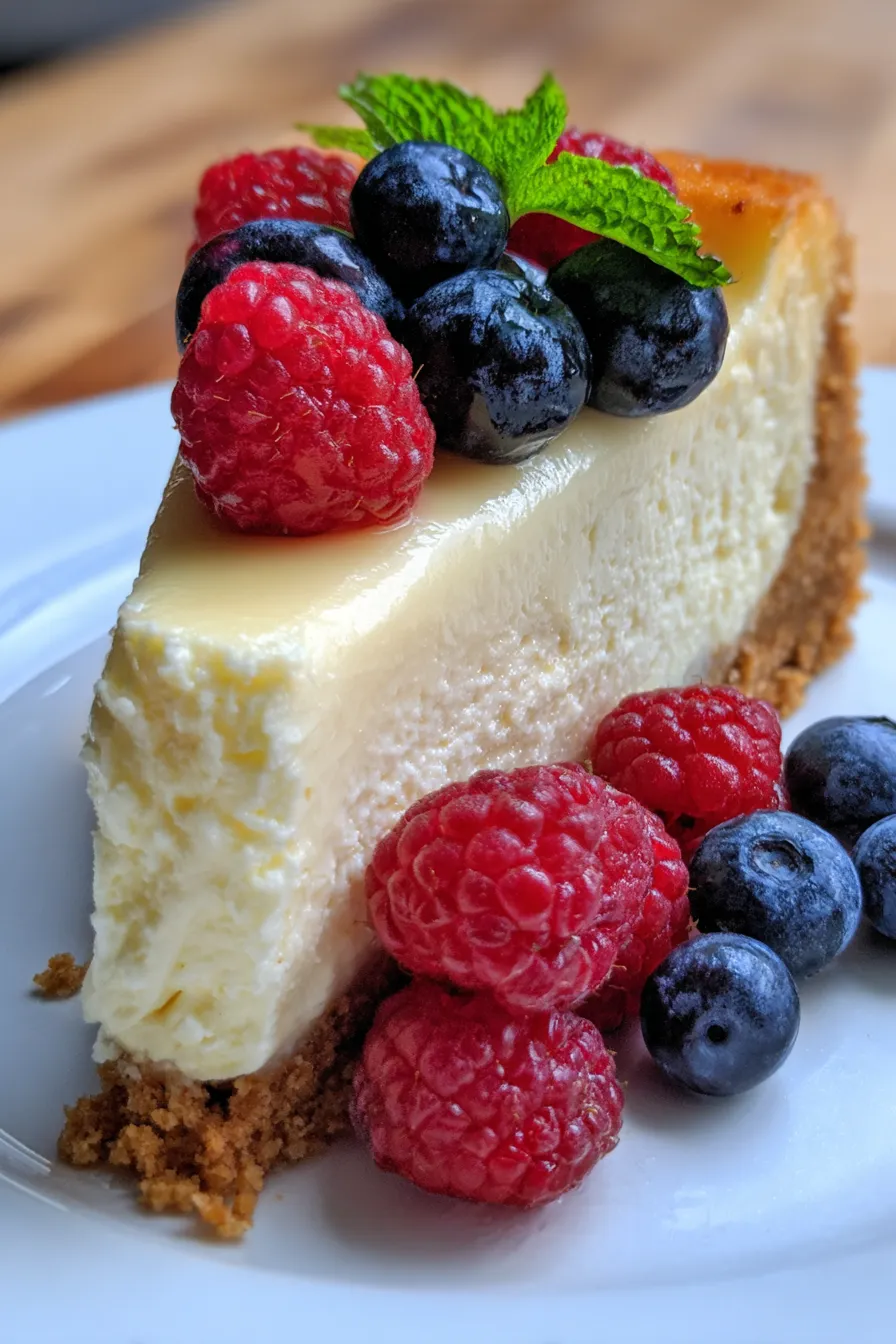 Classic New York Cheesecake (Ultra Creamy) - ingredients - flat lay