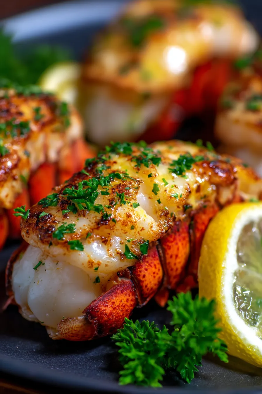 Cooked Lobster Tails-ingredients-arrangement