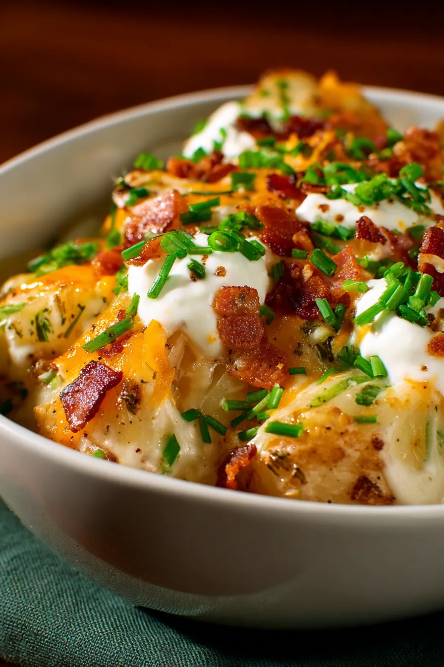 creamy onion bake dish