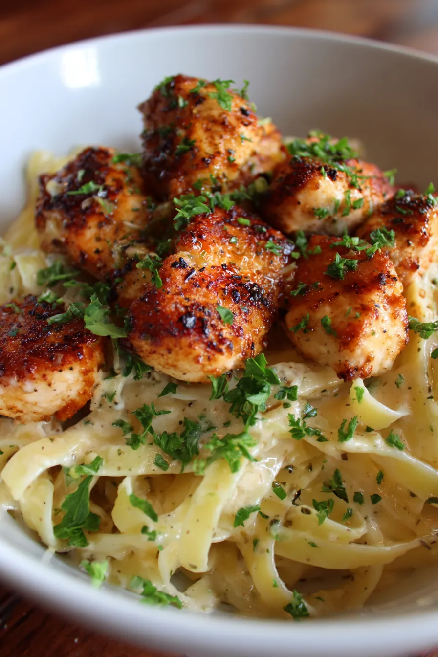 Creamy Parmesan Pasta - saucy swirl