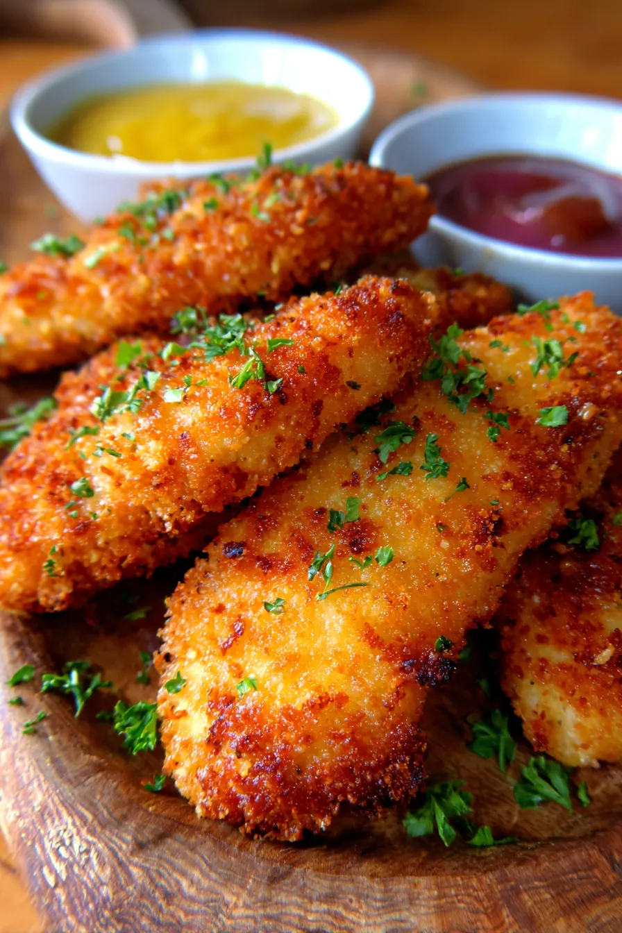 Crispy Baked Chicken Tenders – Kid-Friendly Dinner Recipe-dipping-sauce