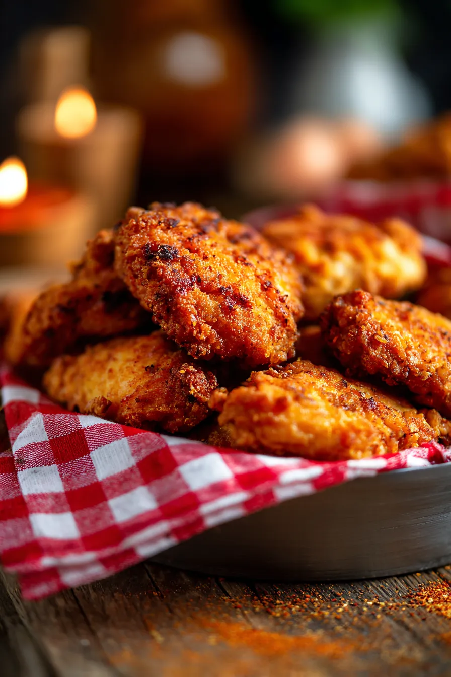 Crispy Chicken Fried Chicken Recipe-texture-crunch-detail