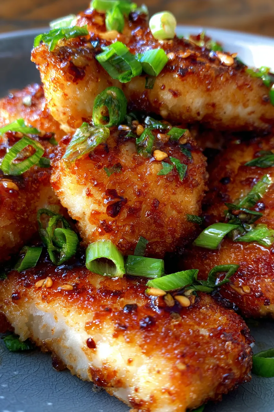 Double Crunch Honey Garlic Chicken Fillets, ingredients mise en place, rustic kitchen