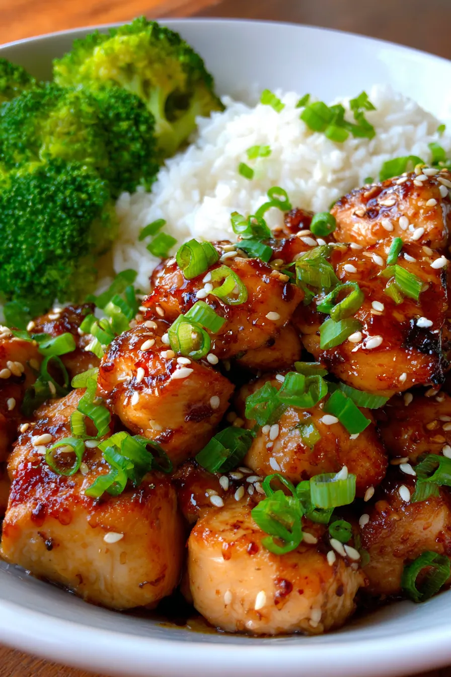 Dump-and-Go Crockpot Teriyaki Chicken-sauce-closeup