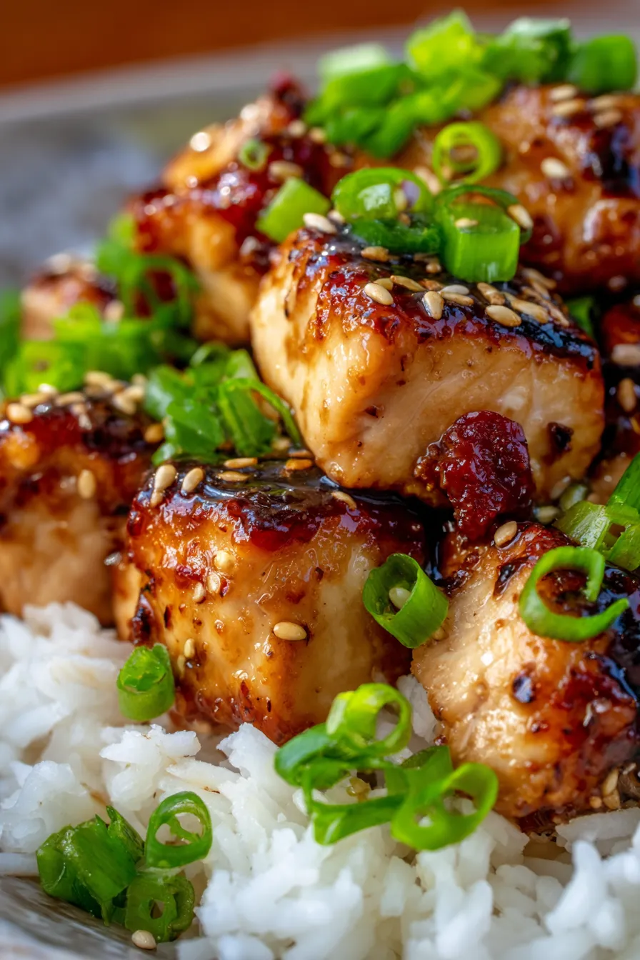 Dump-and-Go Crockpot Teriyaki Chicken-sauce-texture-closeup