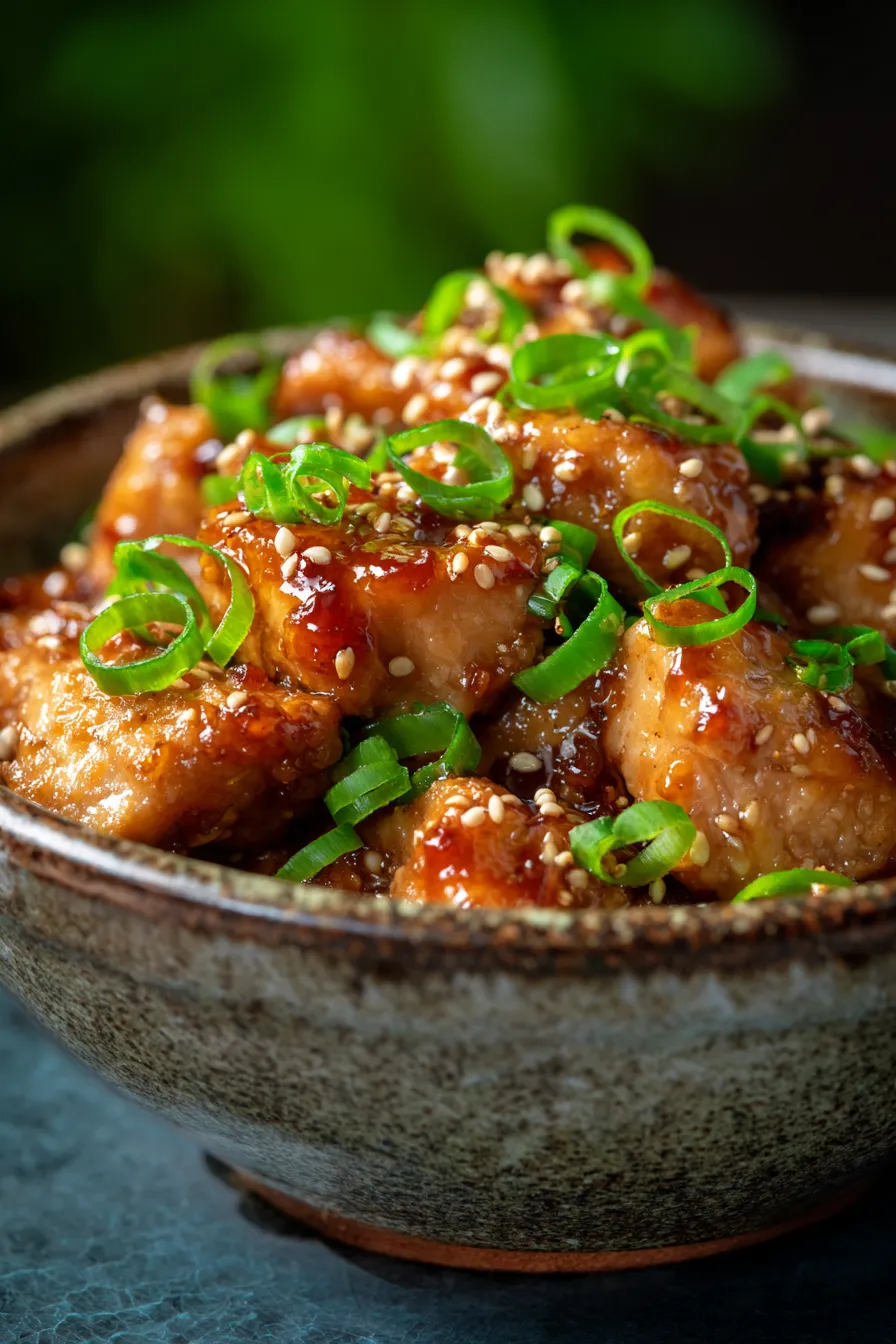 Dump-and-Go Crockpot Teriyaki Chicken-with-rice-veggies-overhead