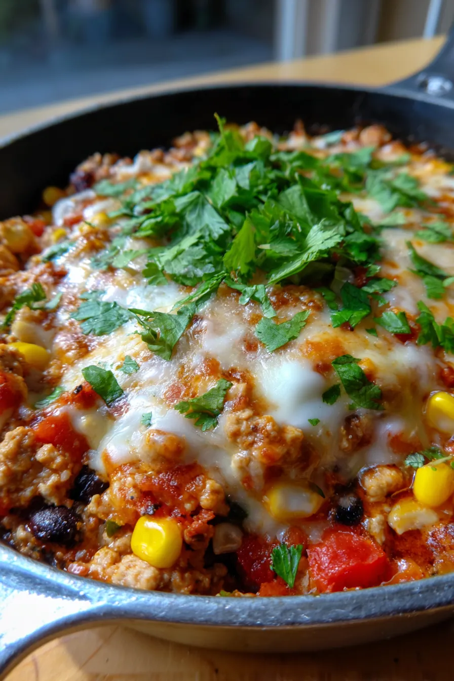 enchilada skillet-texture-closeup
