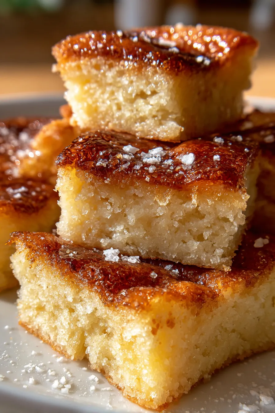 French Butter Cake (Rich &amp; Moist) - texture - interior crumb