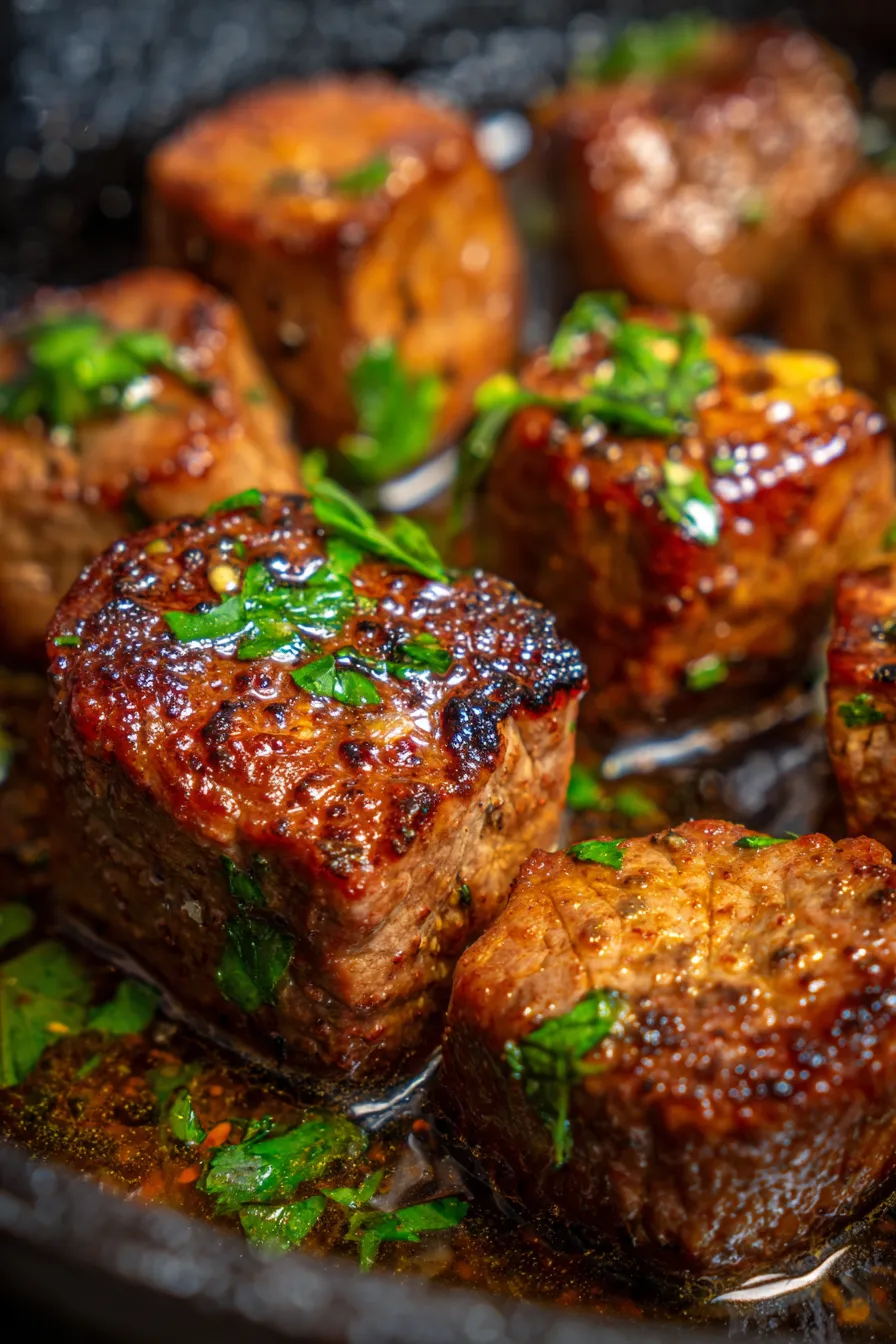 Garlic Butter Beef Bites (High Protein, One Pan)-ingredients-fresh