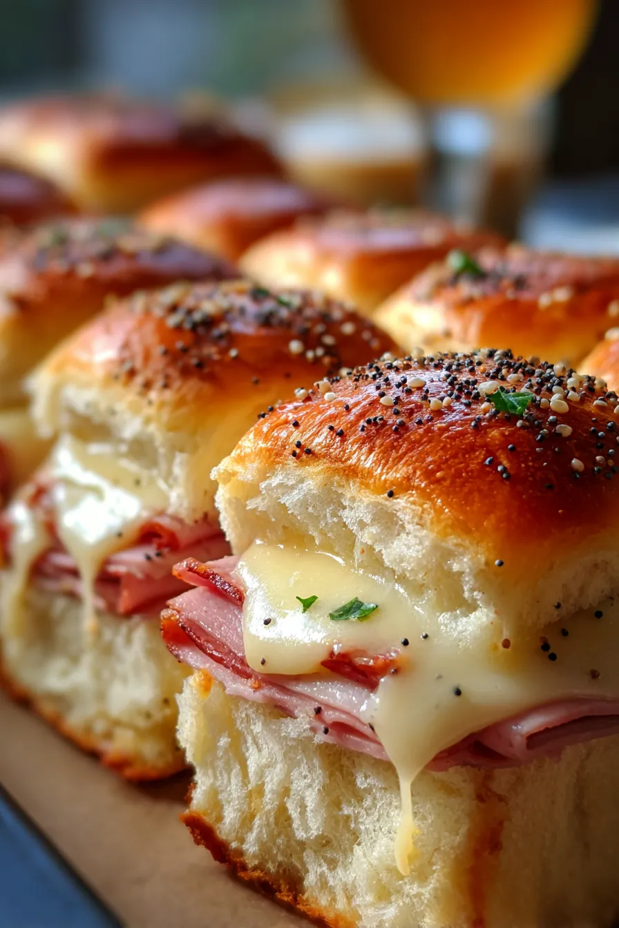 Ham Sliders-serving-platter