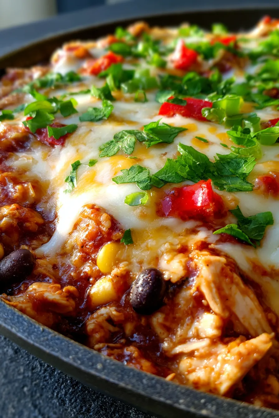 Healthy Chicken Enchilada Skillet-ingredients-prep