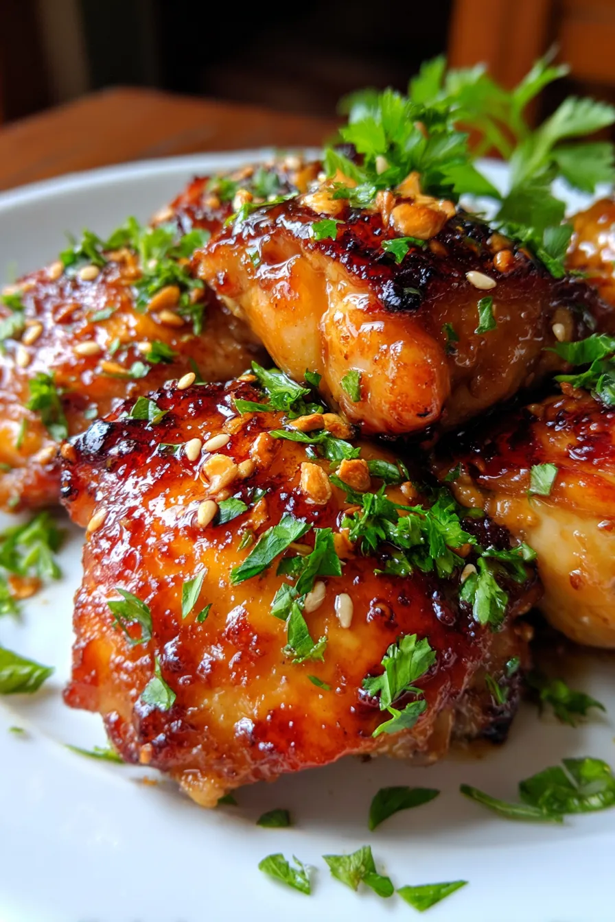 Honey Garlic Chicken – Simple Sweet and Savory Family Meal-cooking process-step-by-step