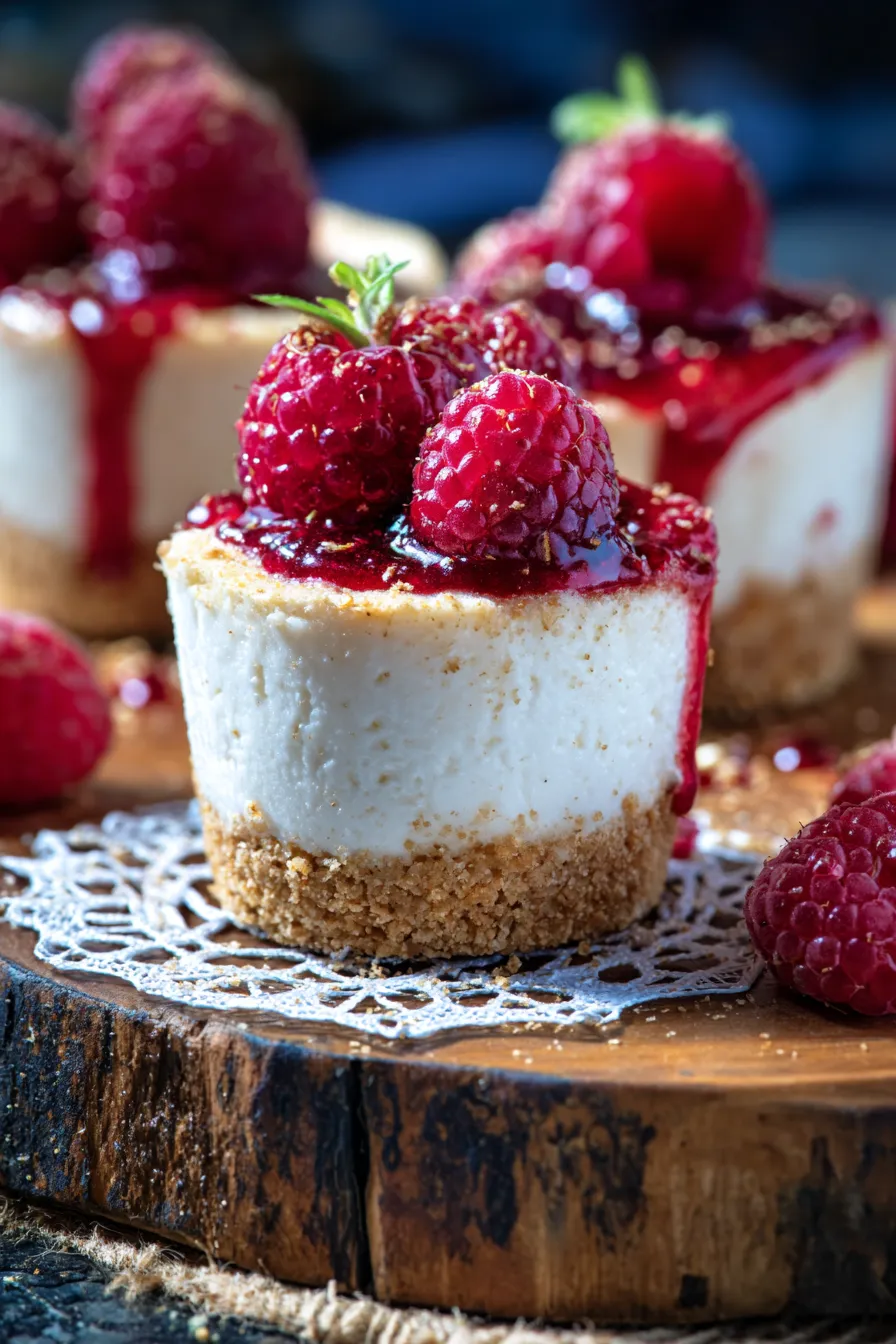 Mini Classic Cheesecakes-assembly-process