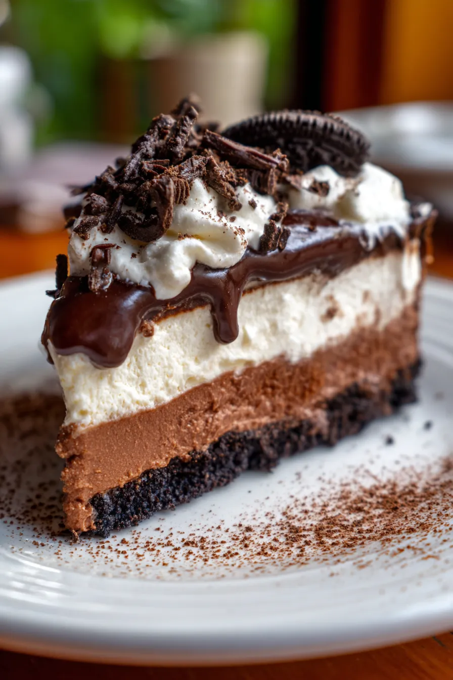 Mud Pie chocolate layers