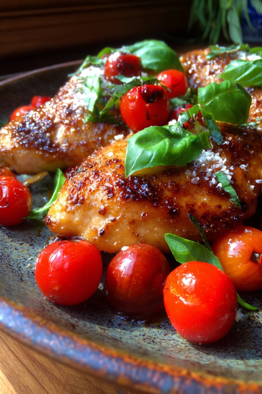 Simple Balsamic Chicken-ingredients-arrangement