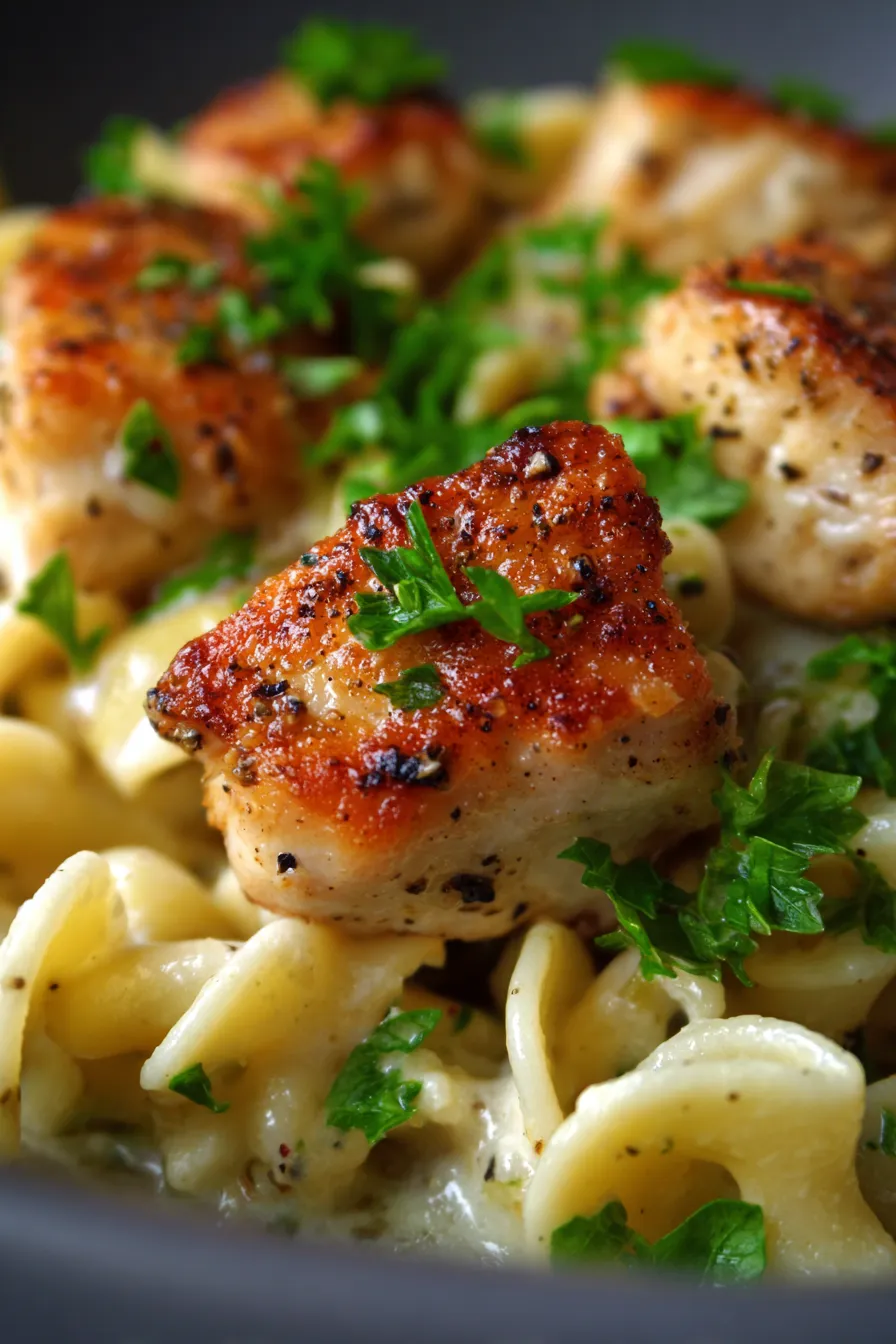 Simple Comfort Dinners-chicken pasta-ingredients-prep