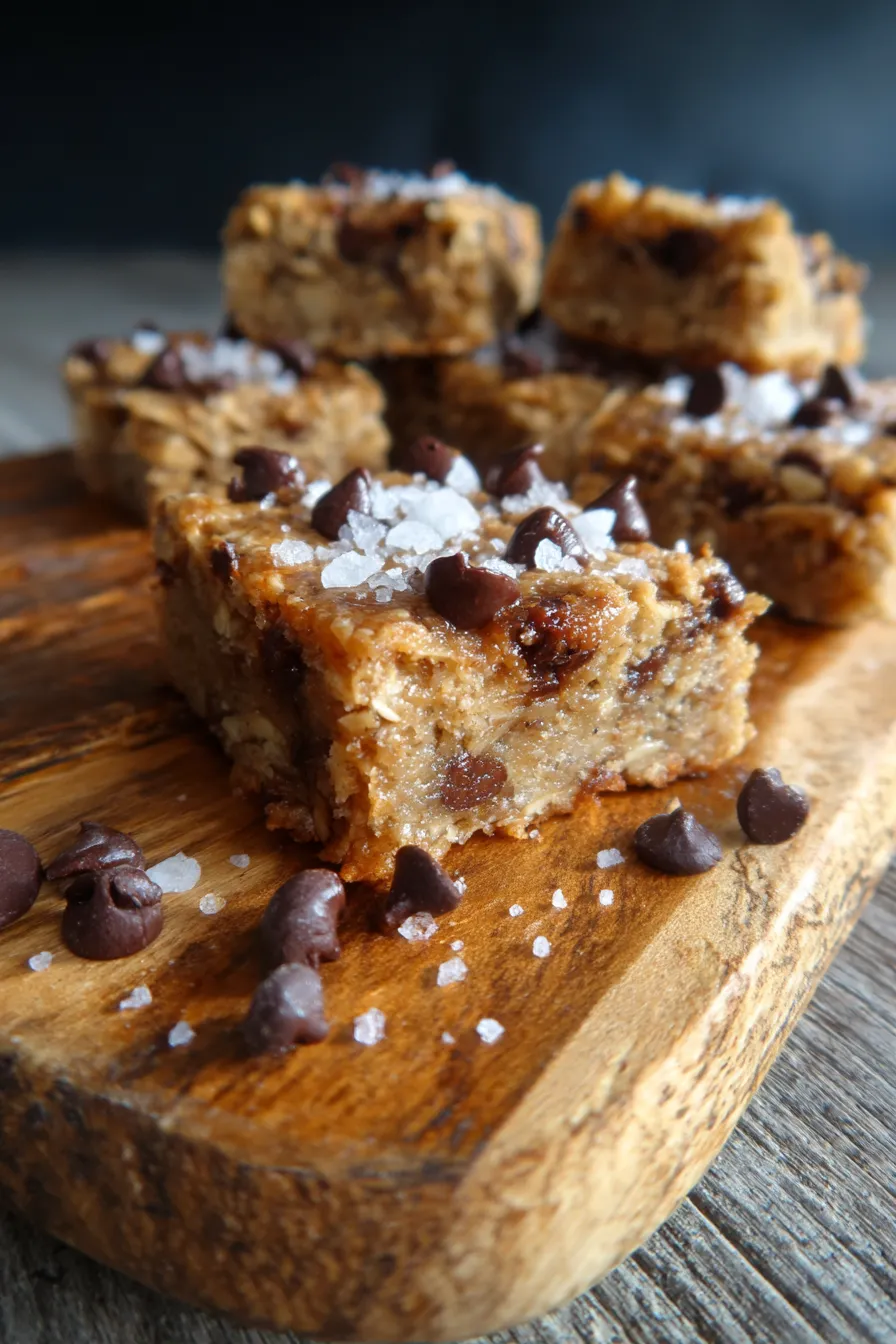 Soft Banana Oatmeal Bars-ingredients-arrangement