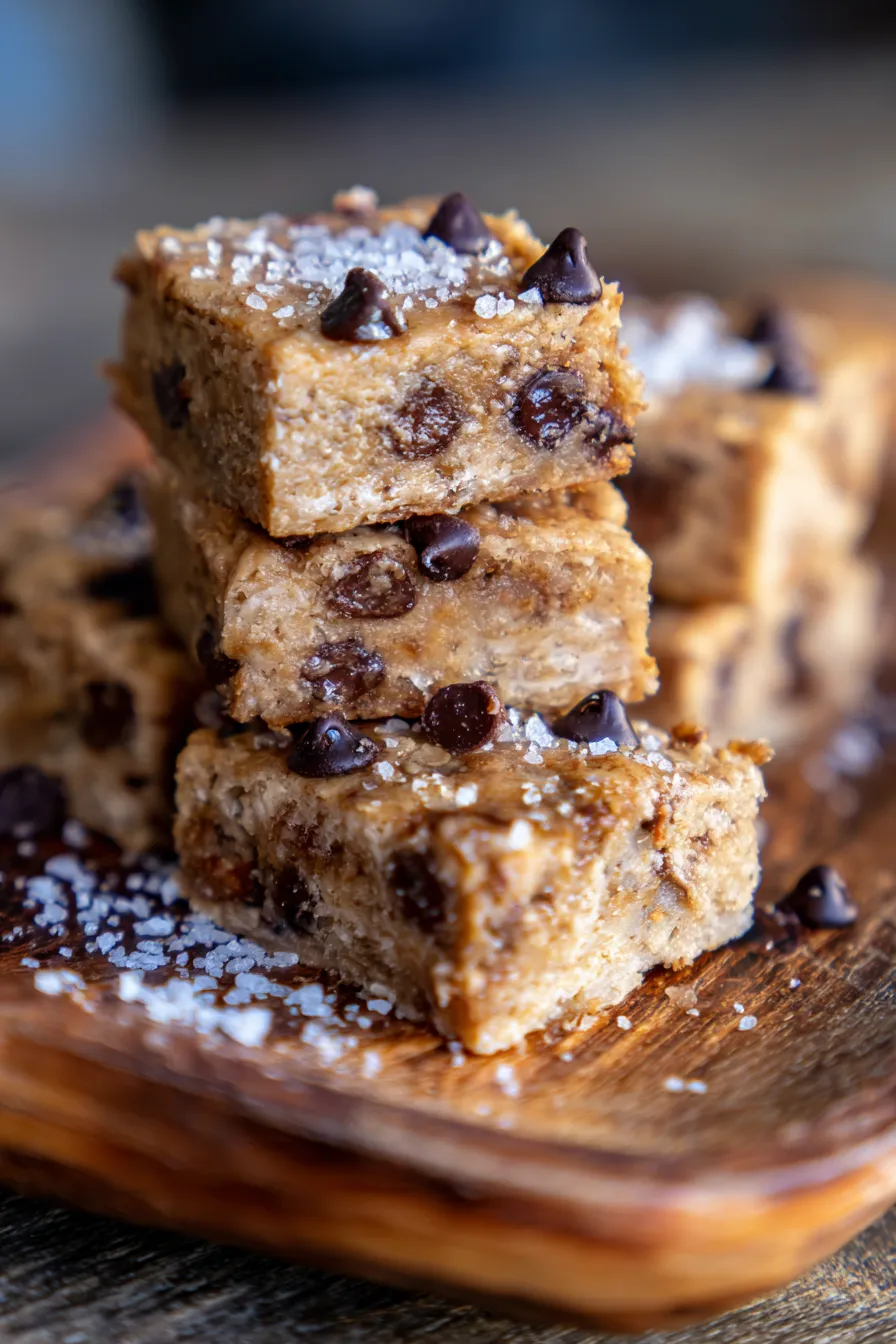 Soft Banana Oatmeal Bars-texture-closeup