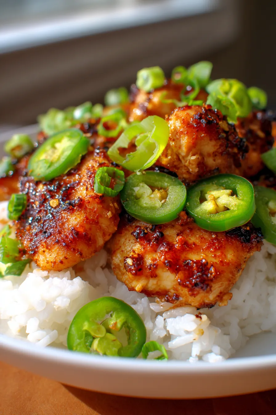 spicy jalapeño chicken-ingredients-prep
