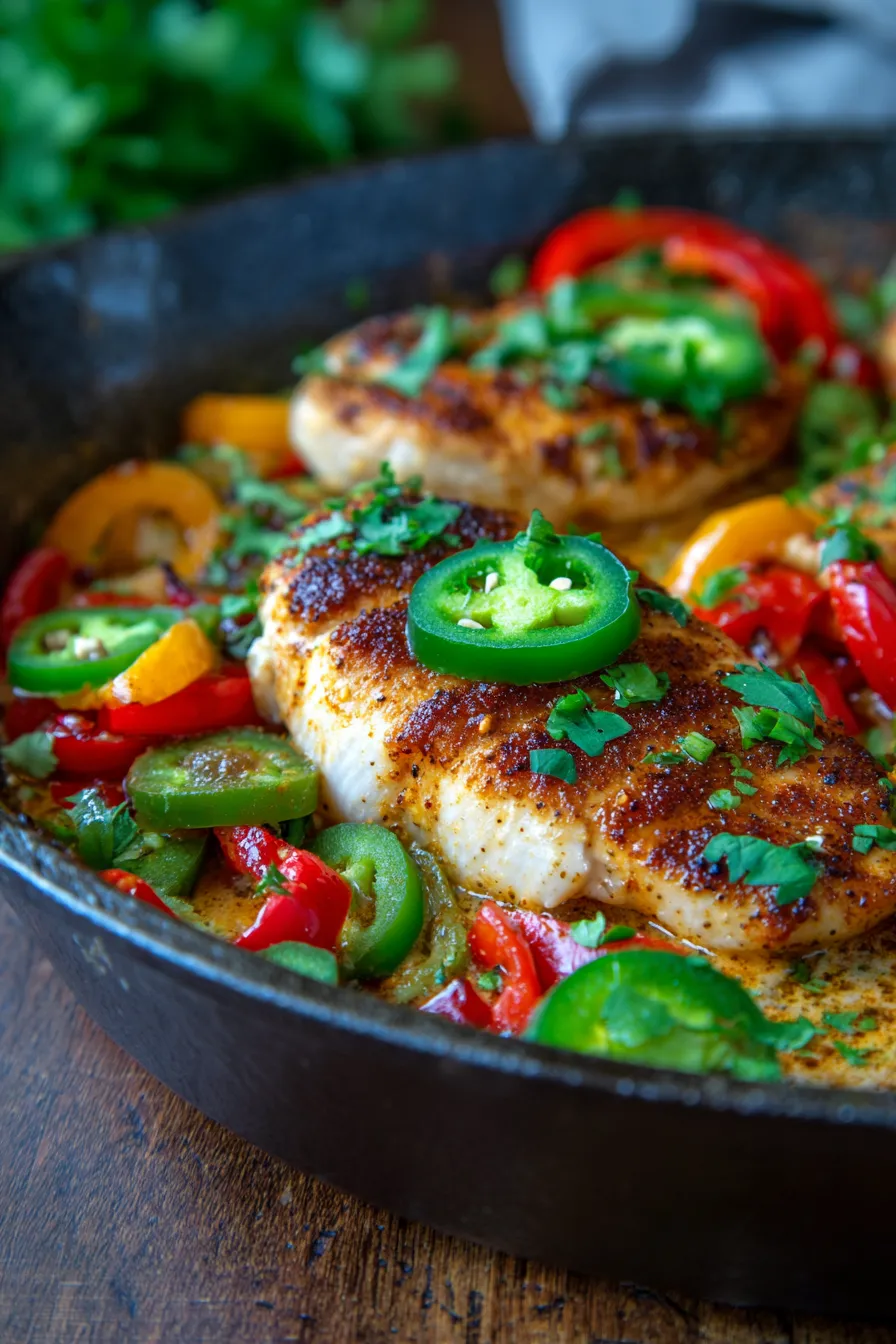 Spicy Jalapeño Chicken Skillet-serving-suggestion