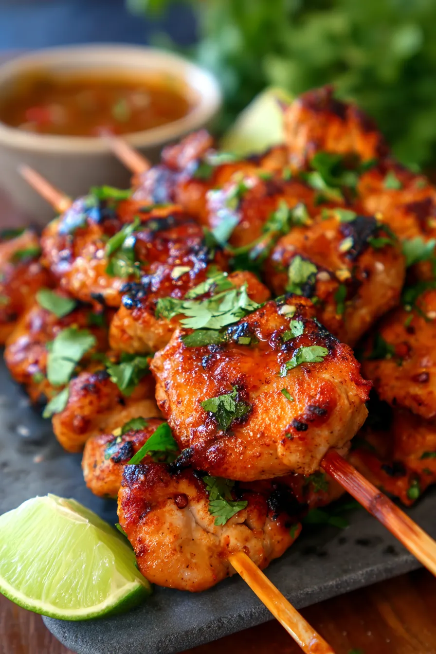 Thai Chicken Satay (Baked or Grilled)-ingredients-marinade