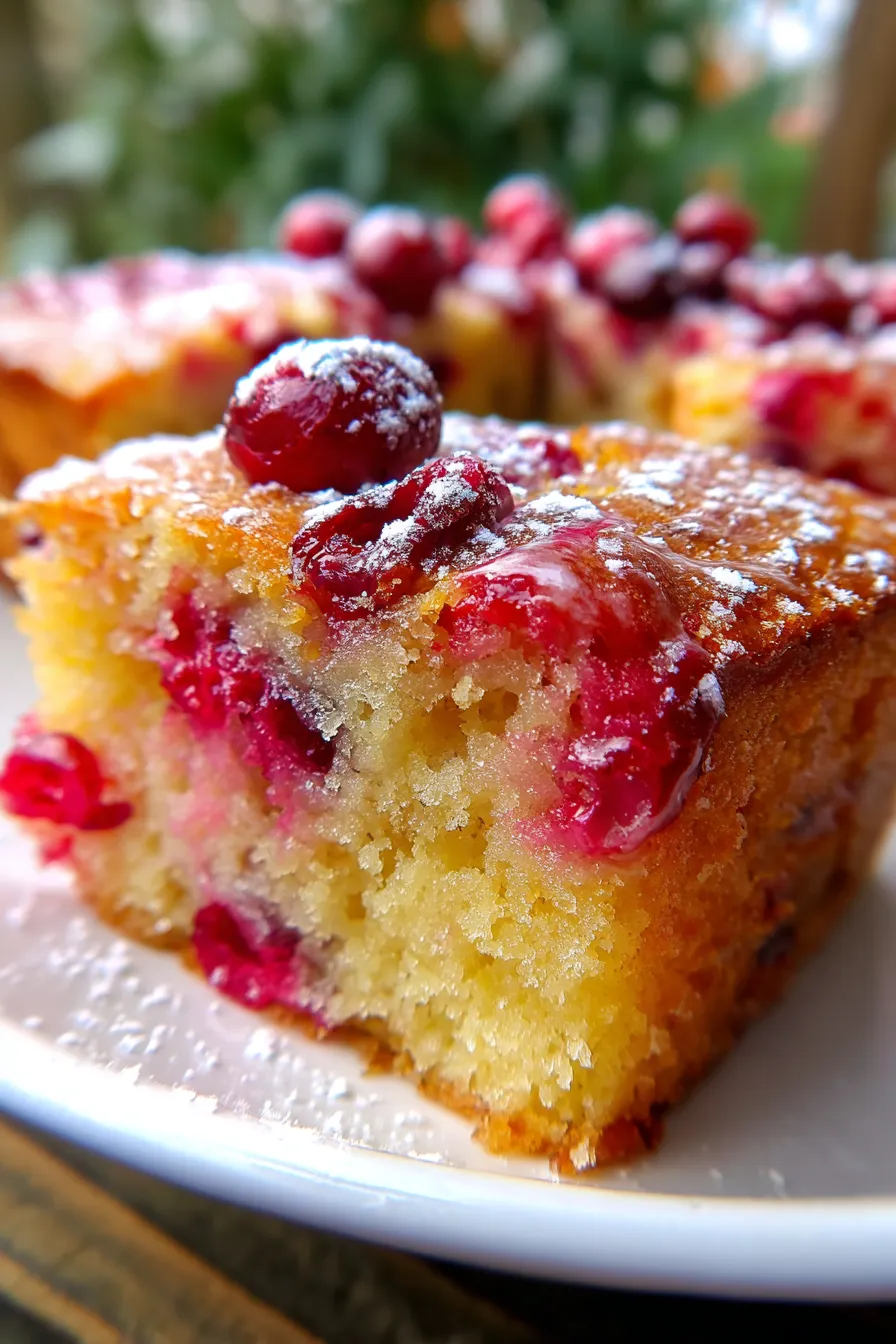 Cranberry Orange Breakfast Cake-texture-moist