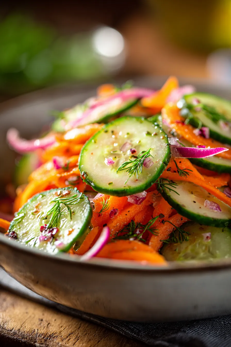 Cucumber Carrot Salad-serving-bowl-light