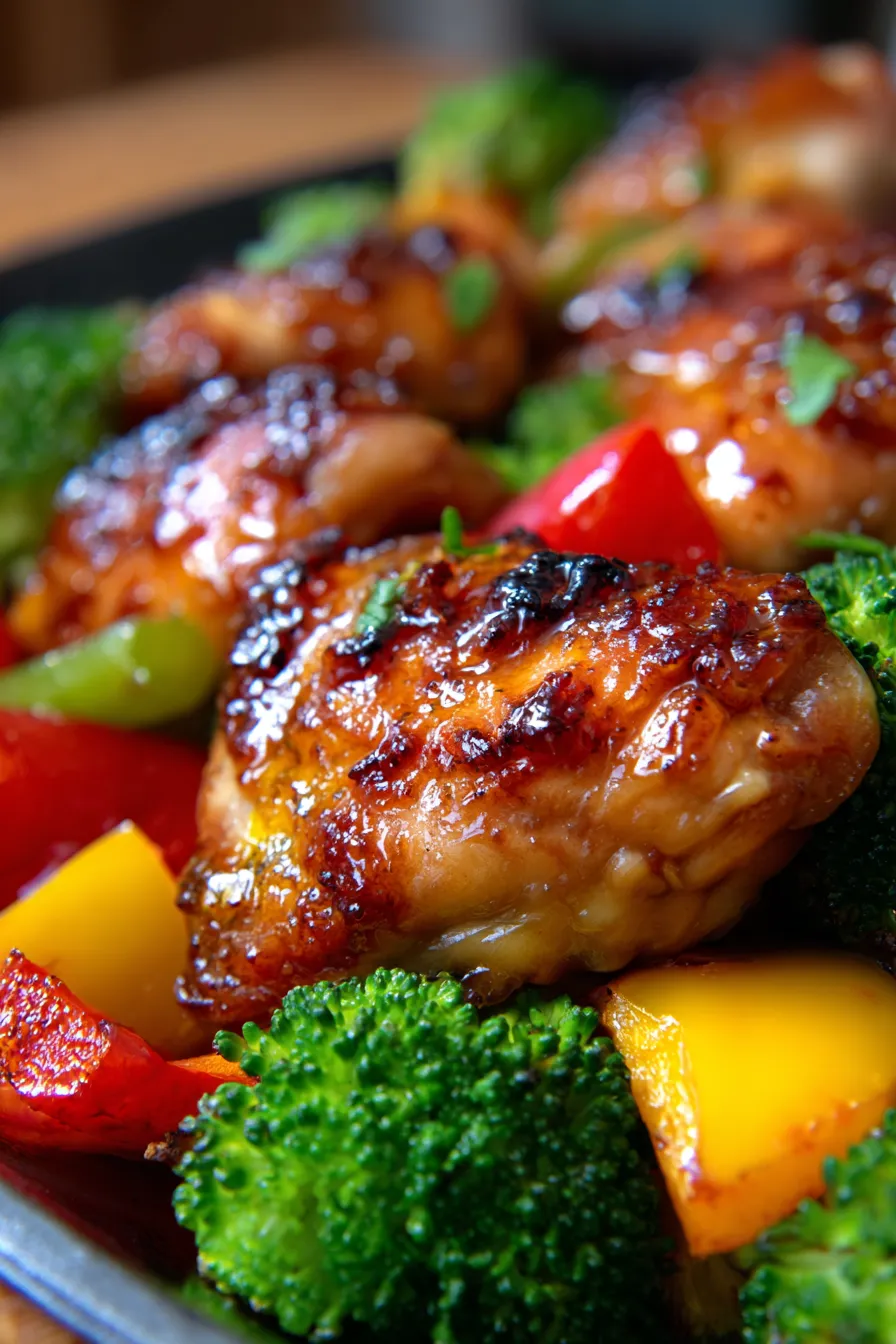 Dump-and-Bake Teriyaki Chicken-ingredients-arrangement