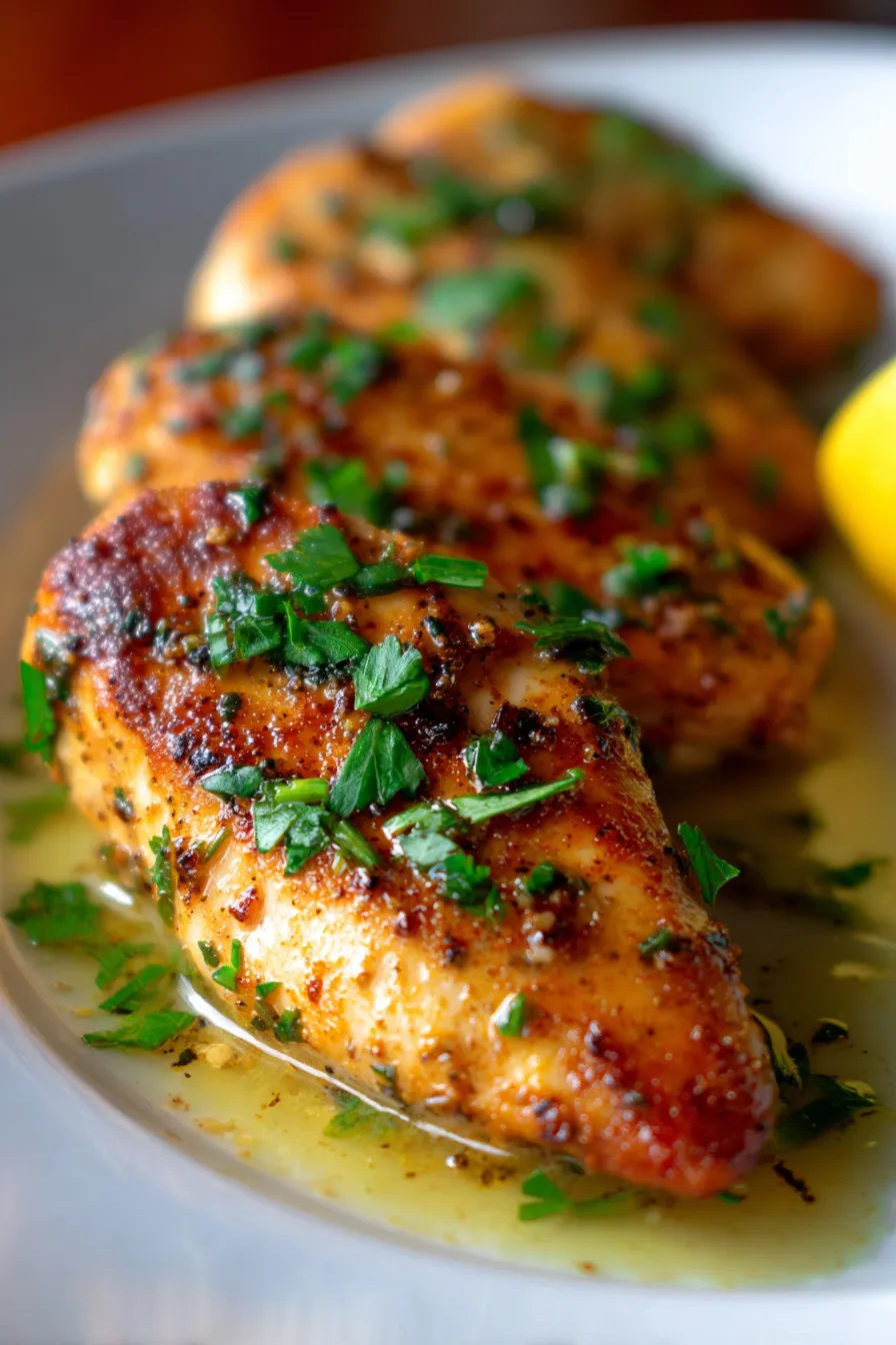 Garlic Butter Chicken-ingredients-overhead