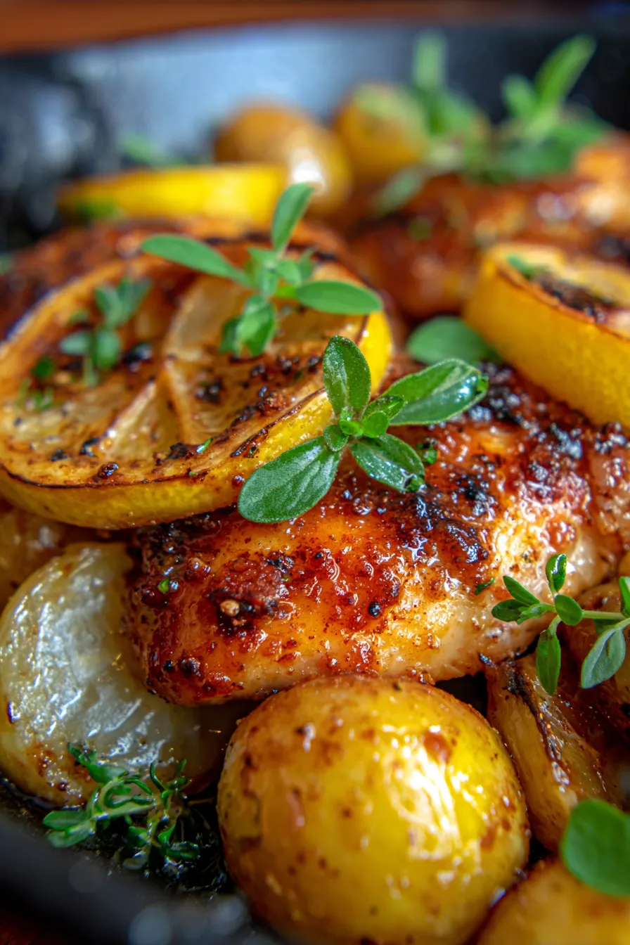Greek Lemon Chicken-ingredients-prep