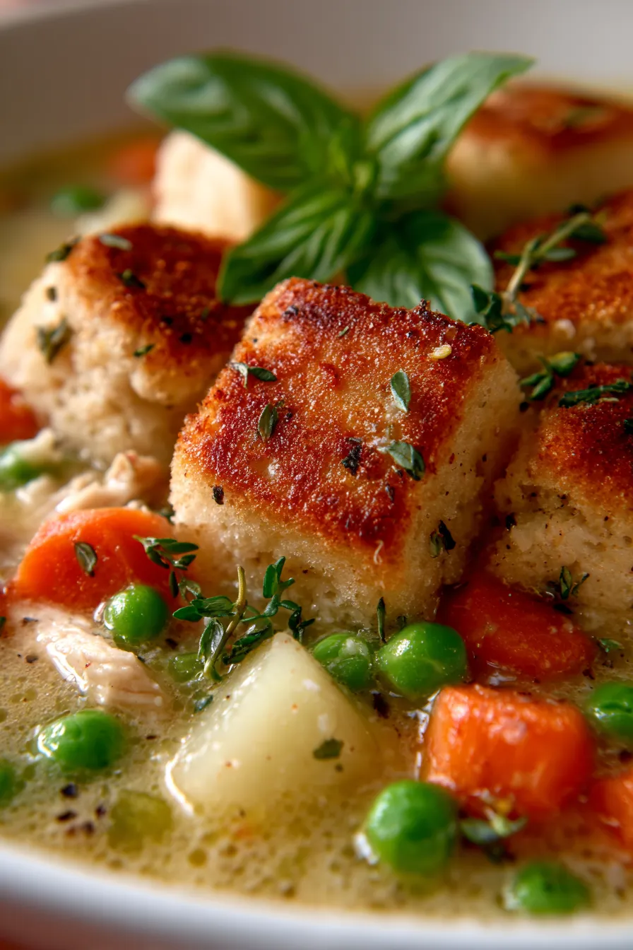 homemade soup closeup