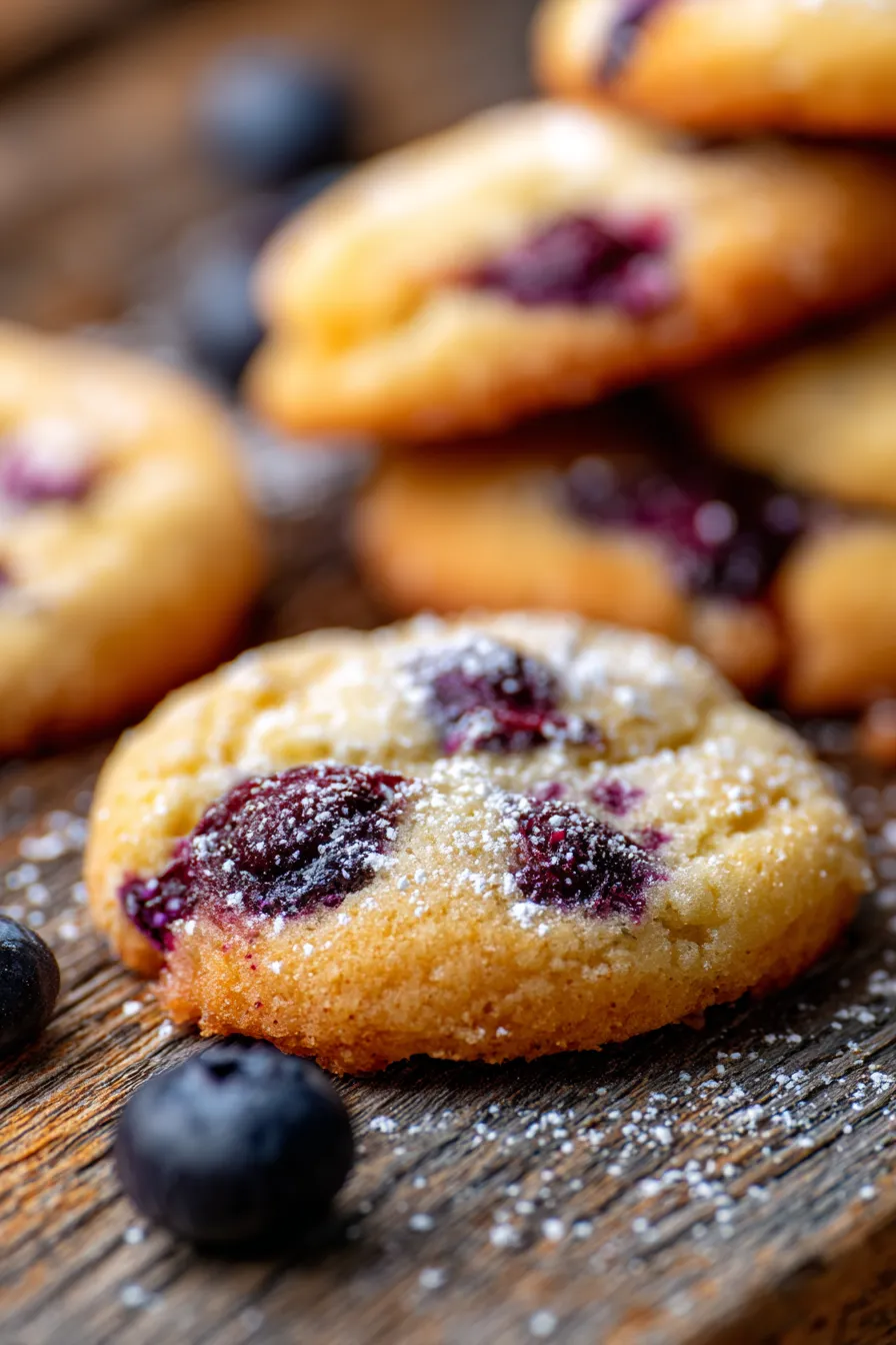 Lemon Blueberry Cookies (Soft and Chewy) - Olives + Thyme-stack-garnish