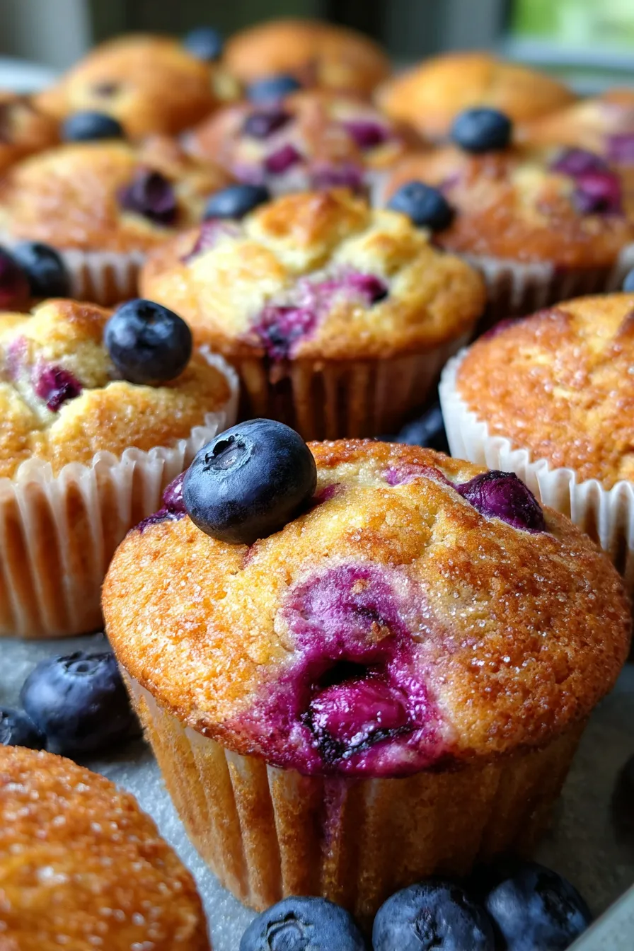 muffin batter mixing
