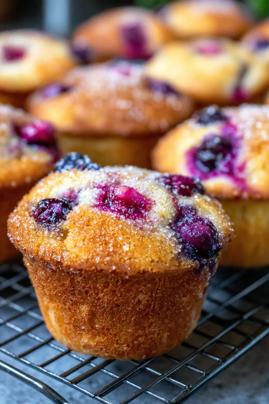 muffins with sugar topping