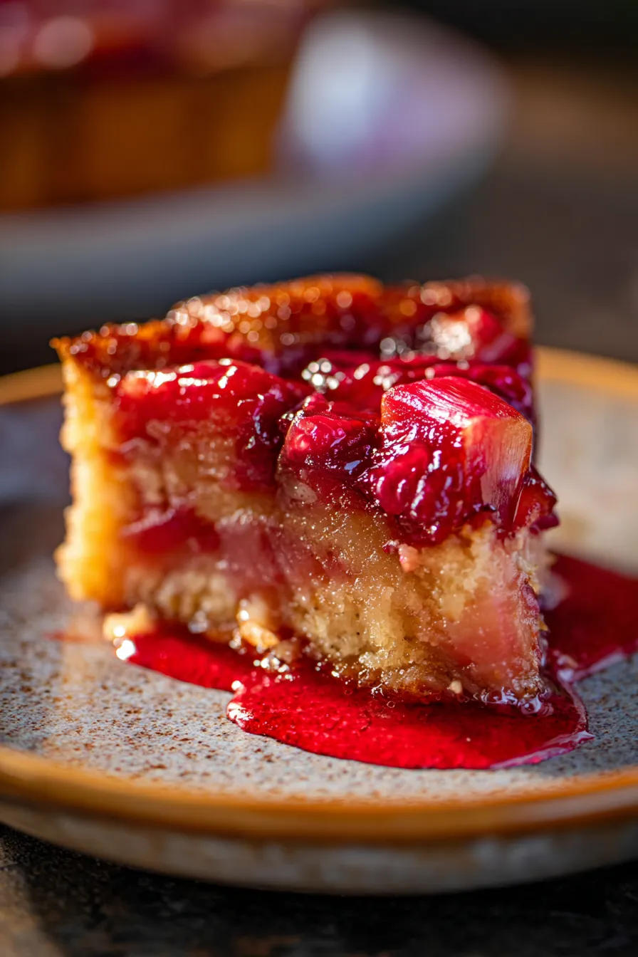 Rhubarb Pudding Cake-ingredients-fresh