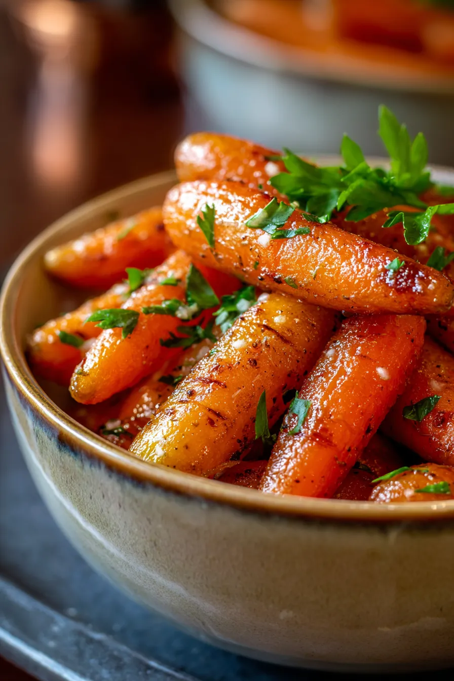 Slow Cooker Baby Carrots Recipe-serving-bowl