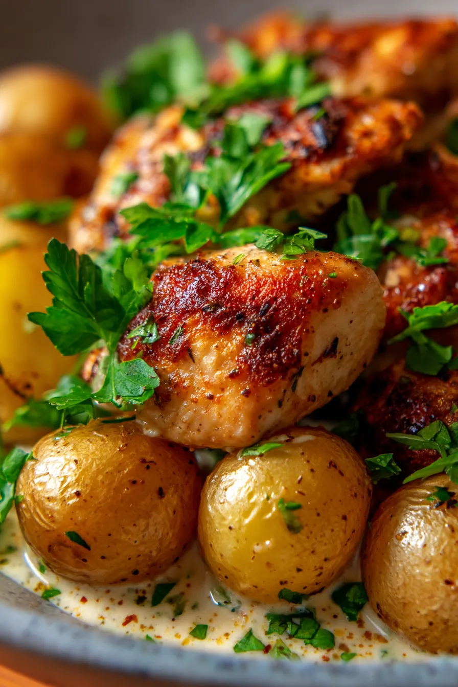 Slow Cooker Chicken with Potatoes